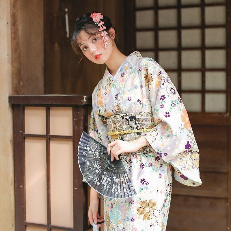 Women’s Kimono With Flowers S