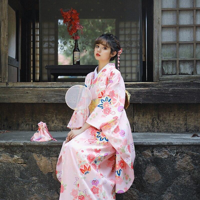 Women's Traditional Japanese Kimono Dress