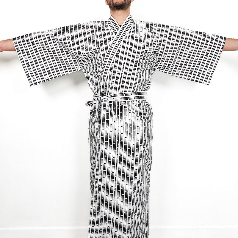 White Japanese Yukata