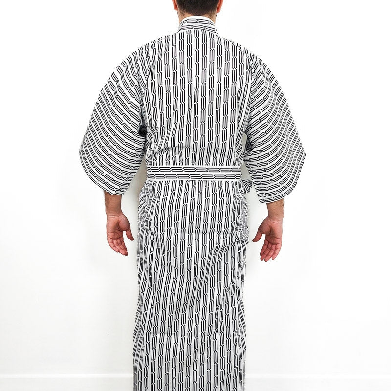 White Japanese Yukata