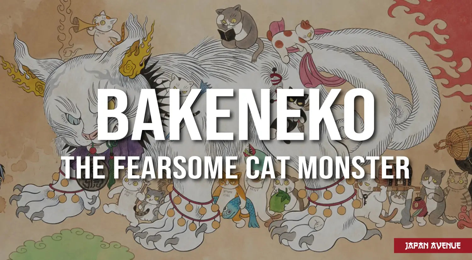 Bakeneko, the fearsome cat demon from Japanese mythology!