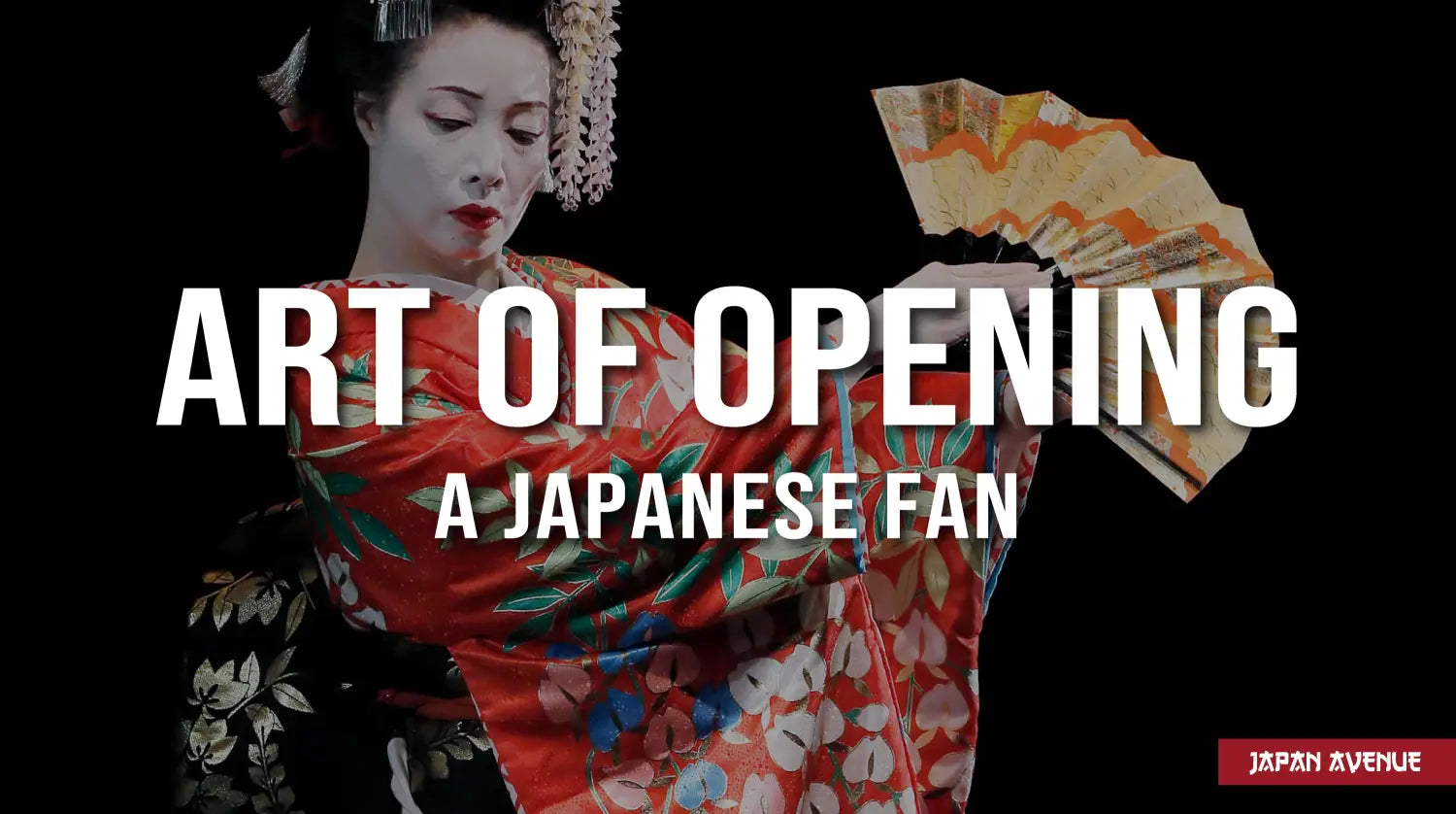 how to open a japanese fan