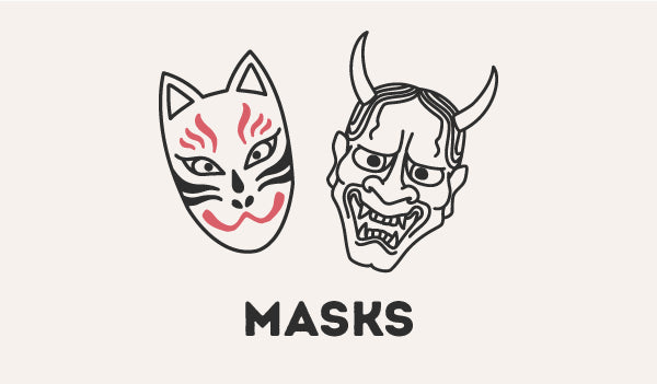 japanese mask vector