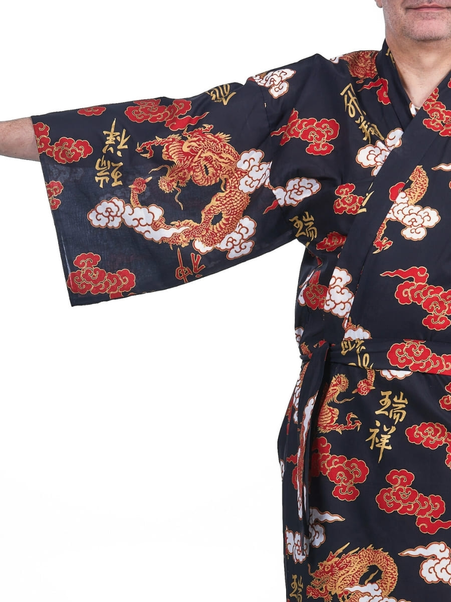 Men’s Yukata Kimono – Ryū & Kumo