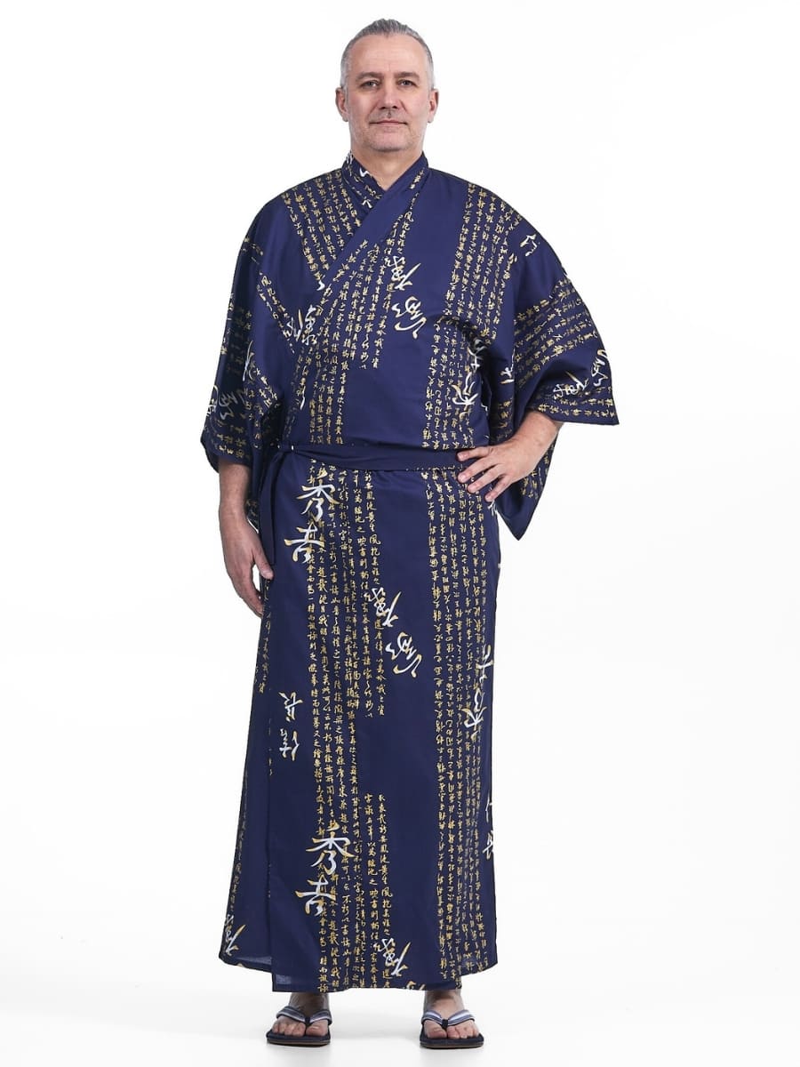 Men’s Yukata Kimono – Kanji