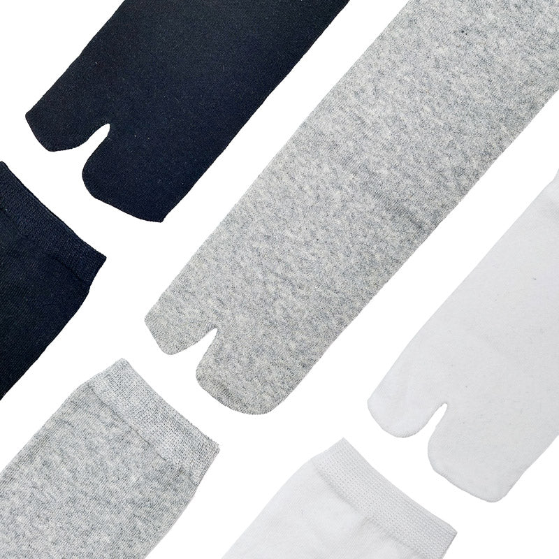 3 Pairs of Japanese Tabi Socks EU 37-43