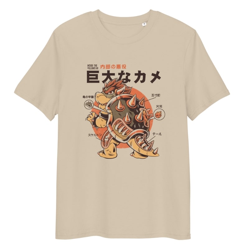 Japanese Graphic T-Shirt - Koopa's Anatomy