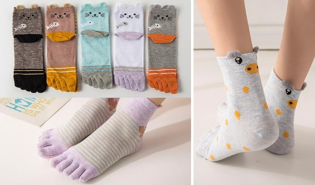 Five toe socks