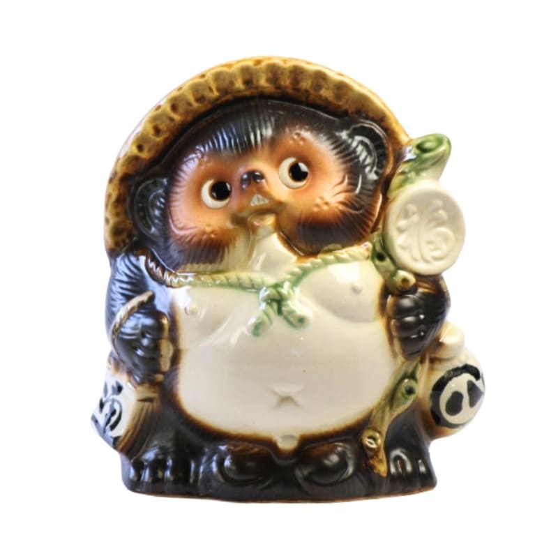 Japanese Tanuki statuette 19 cm