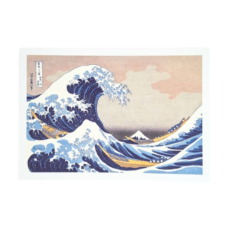 Japanese Postcard Wave of Kanagawa