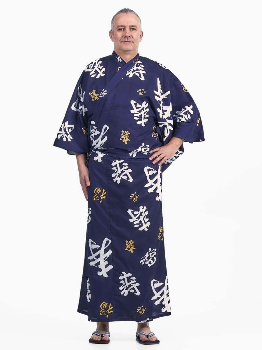 Men’s Yukata Kimono – Kotobuki