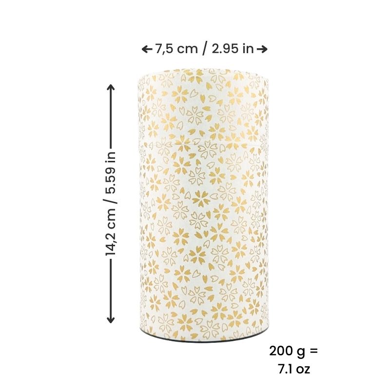 Japanese Tea Box - Sakura Gold