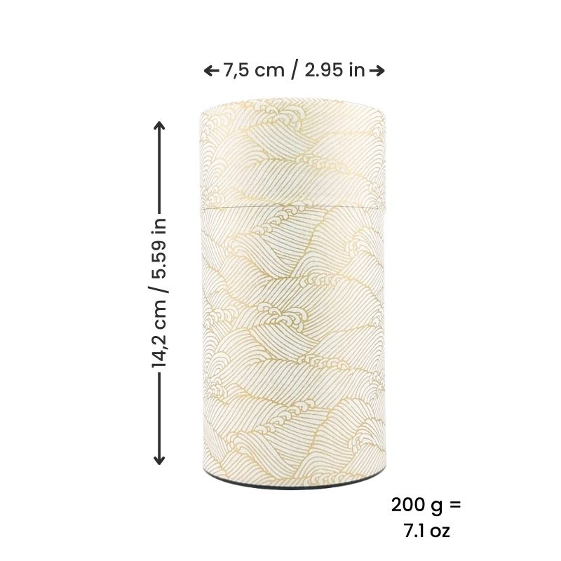 Japanese Tea Box - Golden Waves