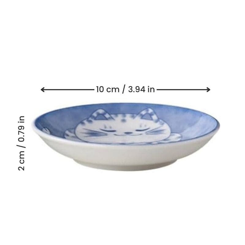 Japanese Cat Plates - Small