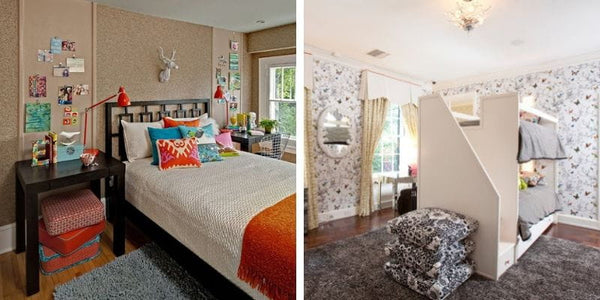Stacked floor cushions to free up space