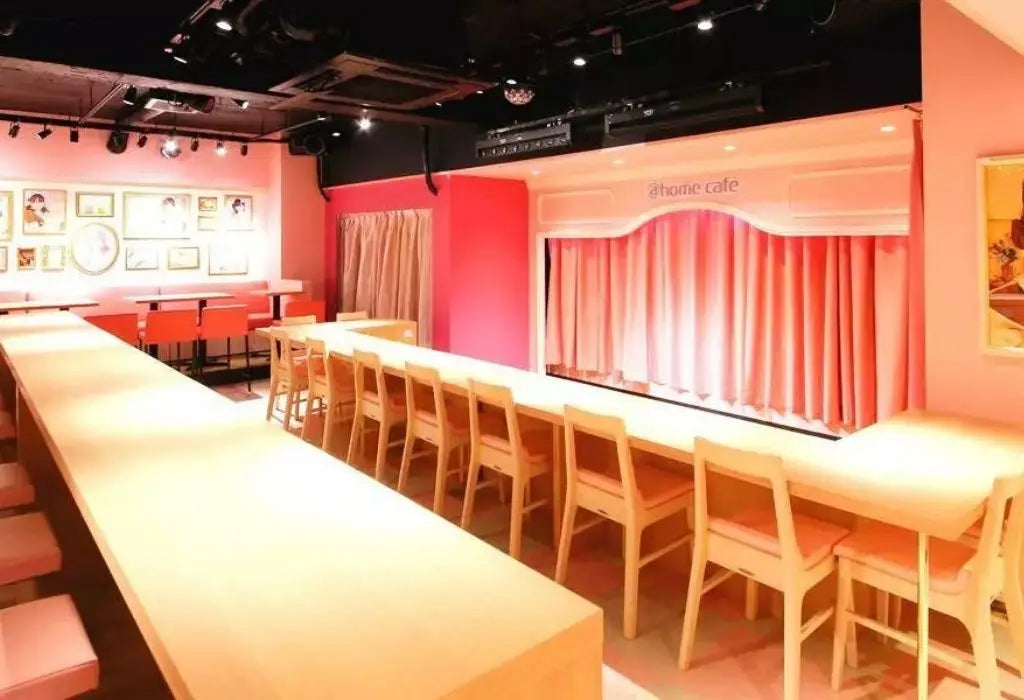 Interior of a Maid café from the @HomeCafe chain