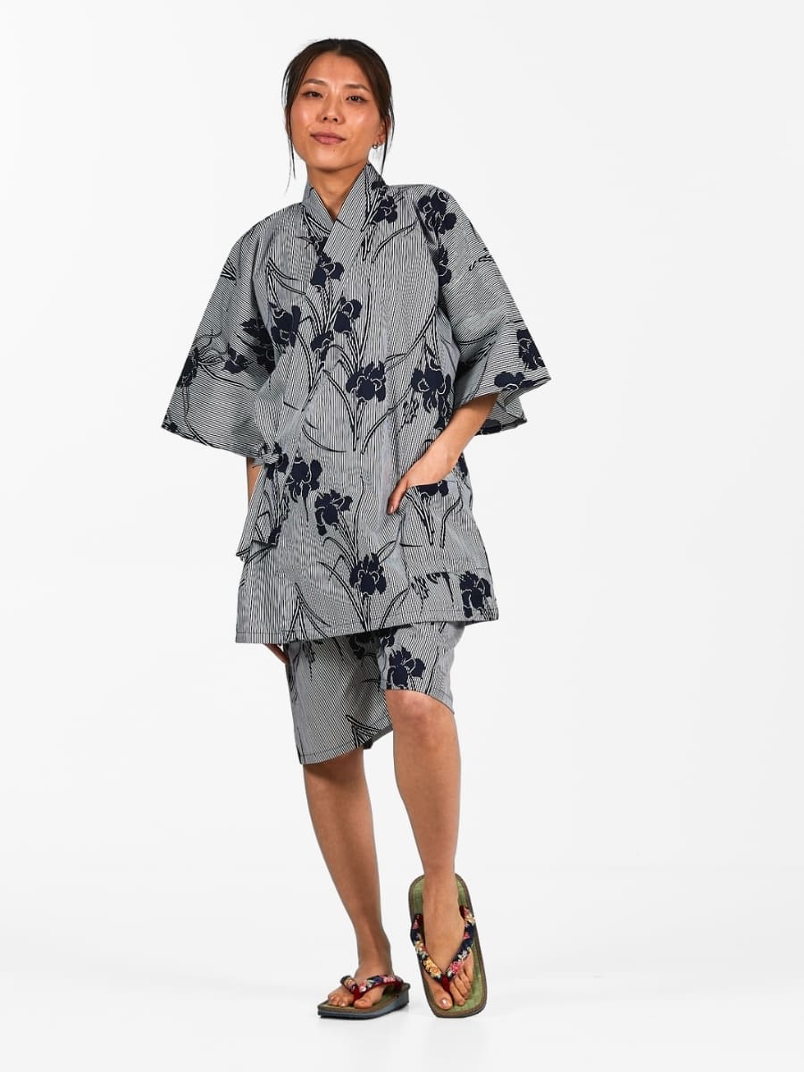 Japanese Jinbei for Women - Iris