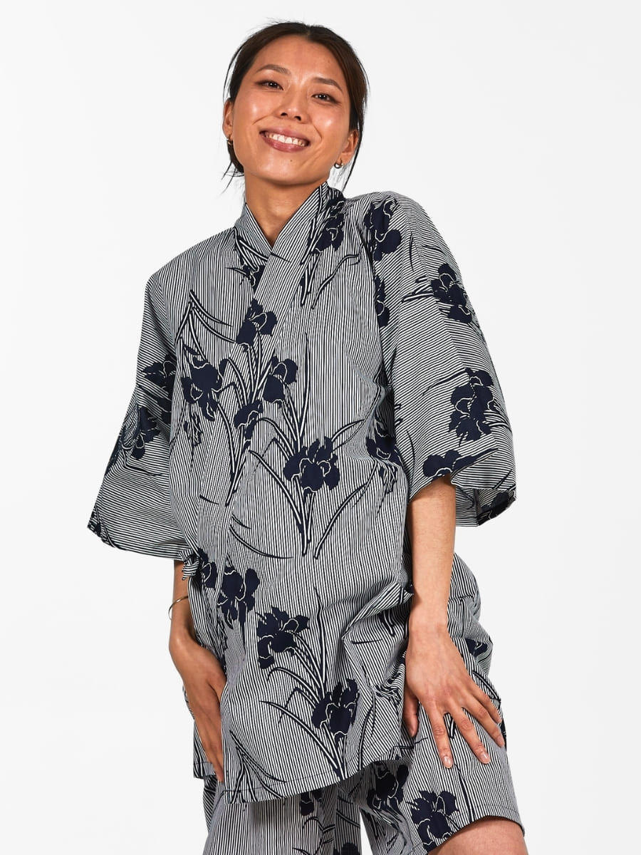 Japanese Jinbei for Women - Iris