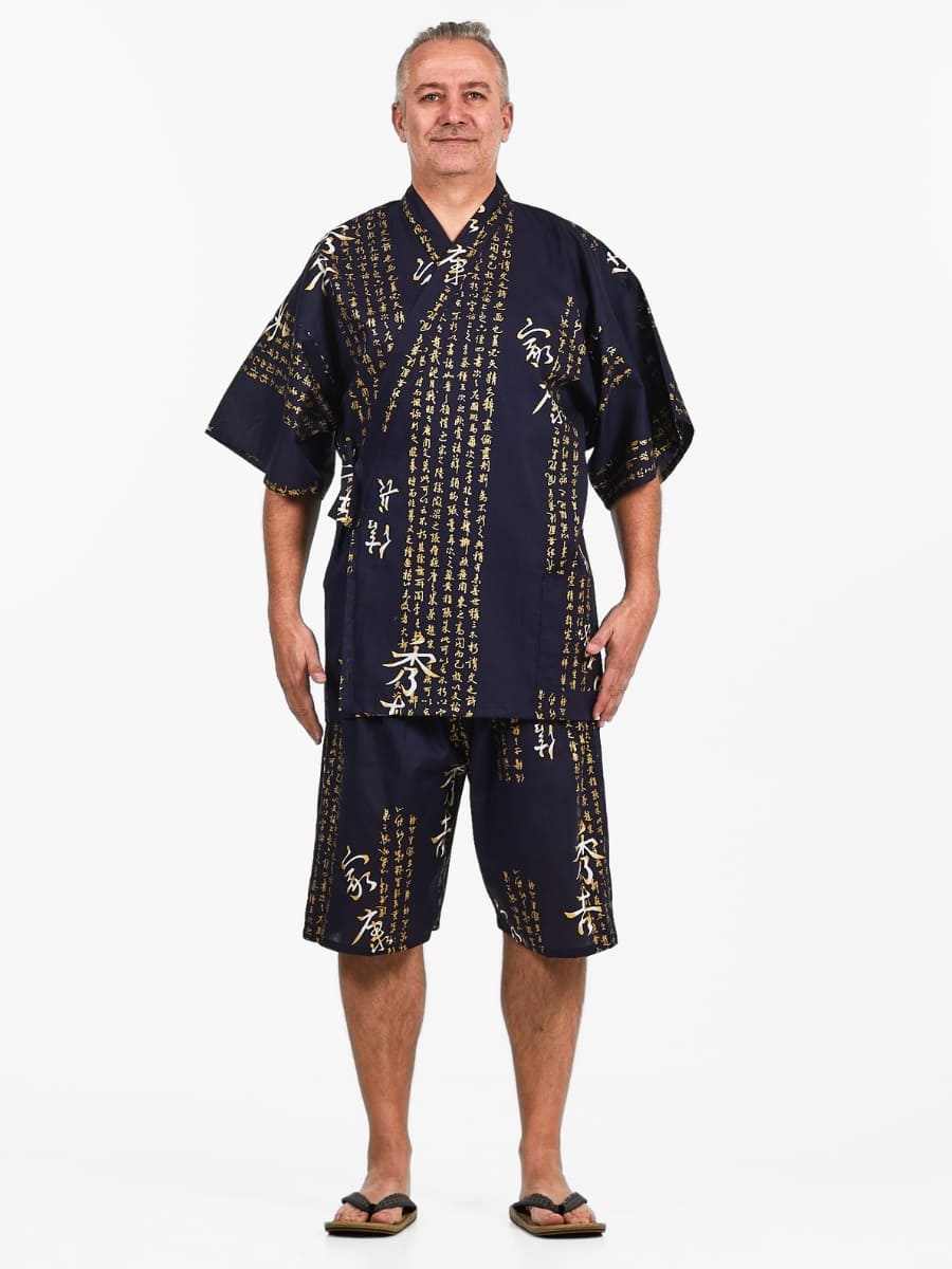 Men's Jinbei - Kanji