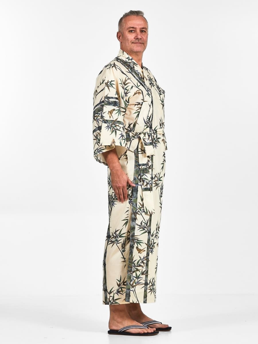 Men's Japanese Kimono - Bamboo
