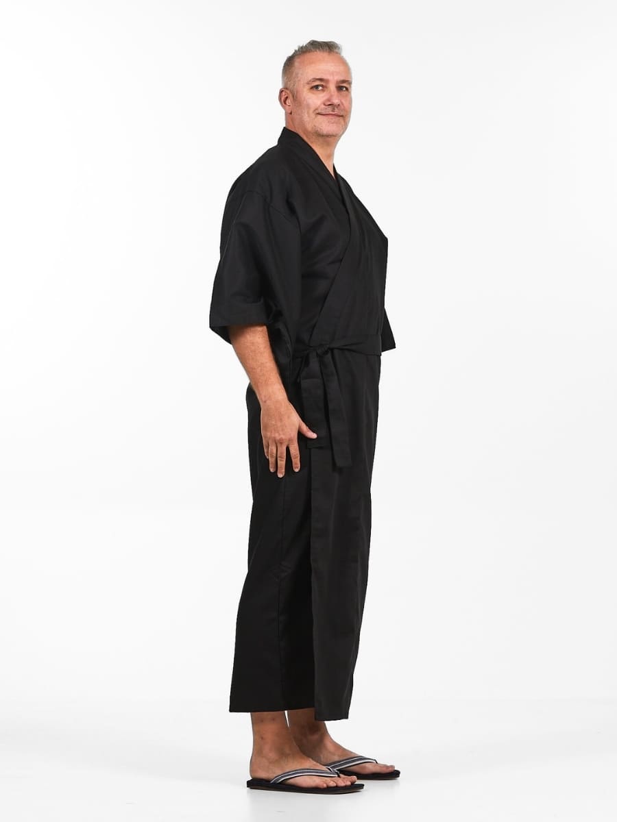 Black Men's Kimono