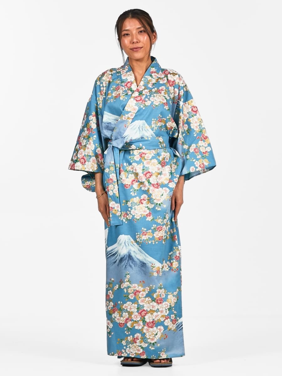 Women's Yukata Kimono - Fujisan no Sakura