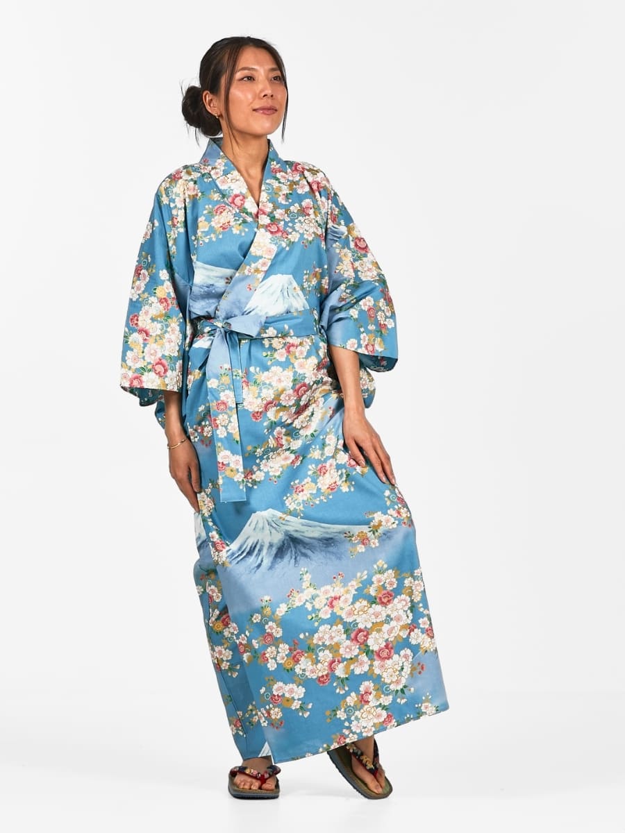 Women's Yukata Kimono - Fujisan no Sakura