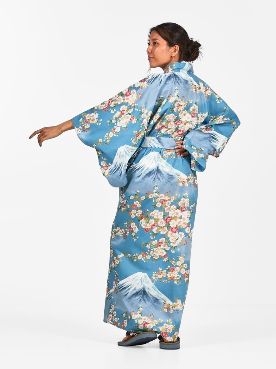 Women's Yukata Kimono - Fujisan no Sakura