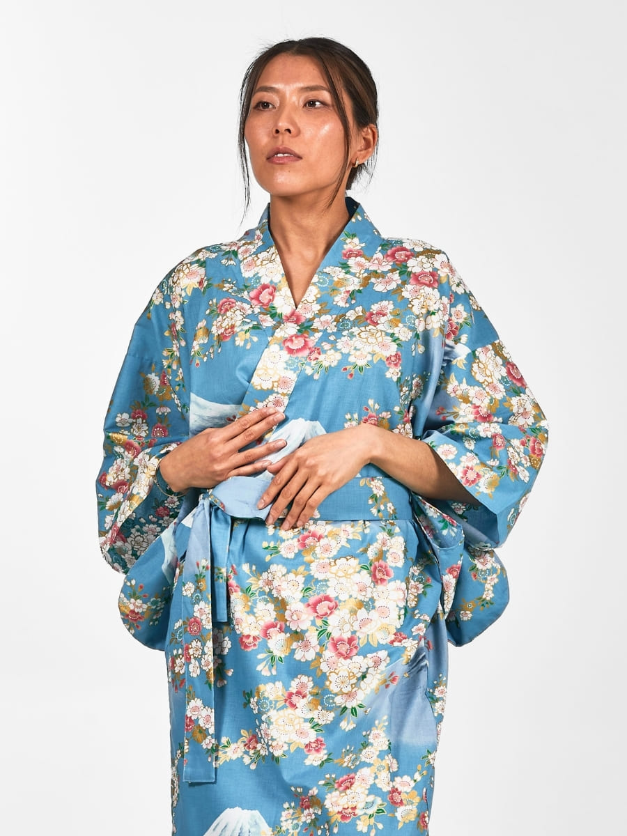 Women's Yukata Kimono - Fujisan no Sakura