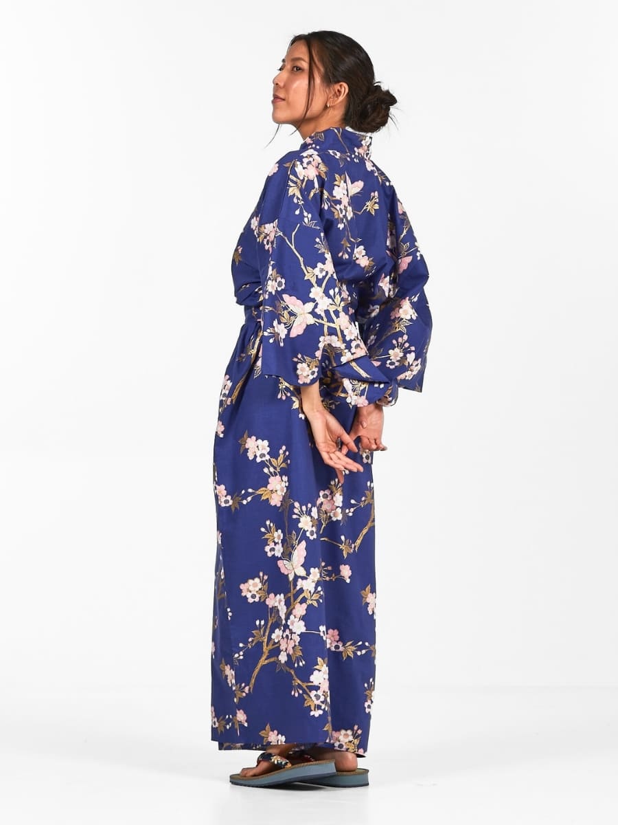 Women's Yukata Kimono - Sakura to Chō