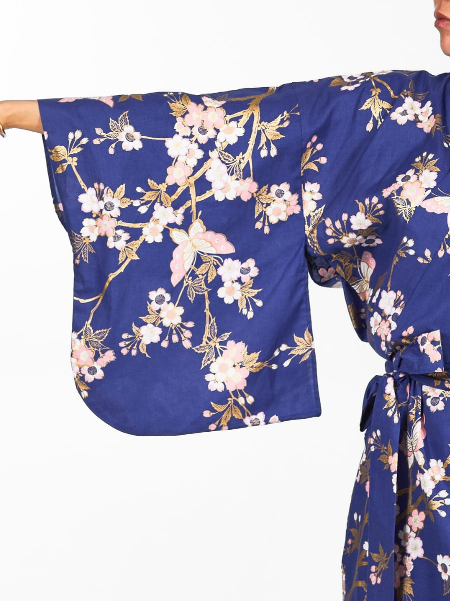 Women's Yukata Kimono - Sakura to Chō