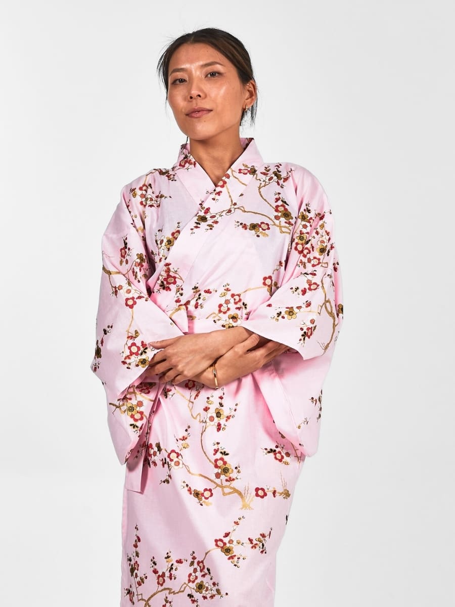 Women's Yukata Kimono - Ōgonbai