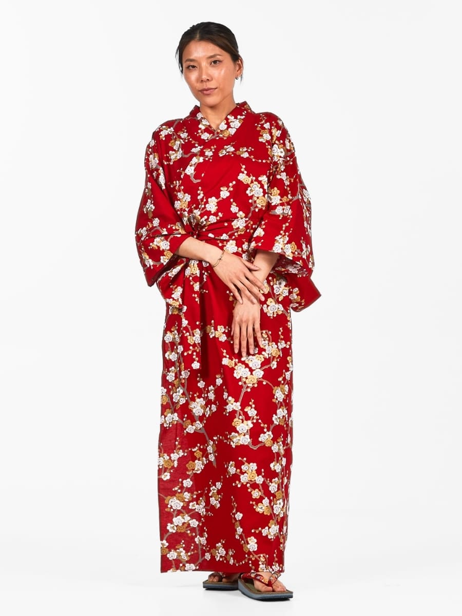 Women's Yukata Kimono - Shiraume