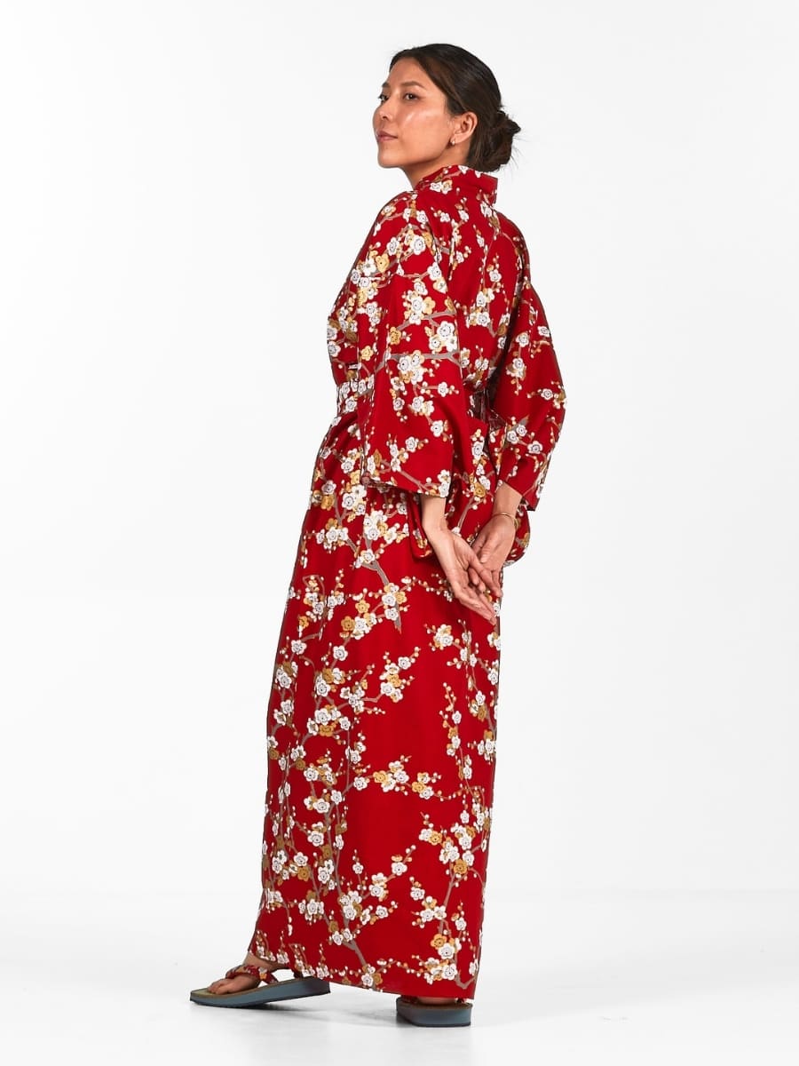 Women's Yukata Kimono - Shiraume
