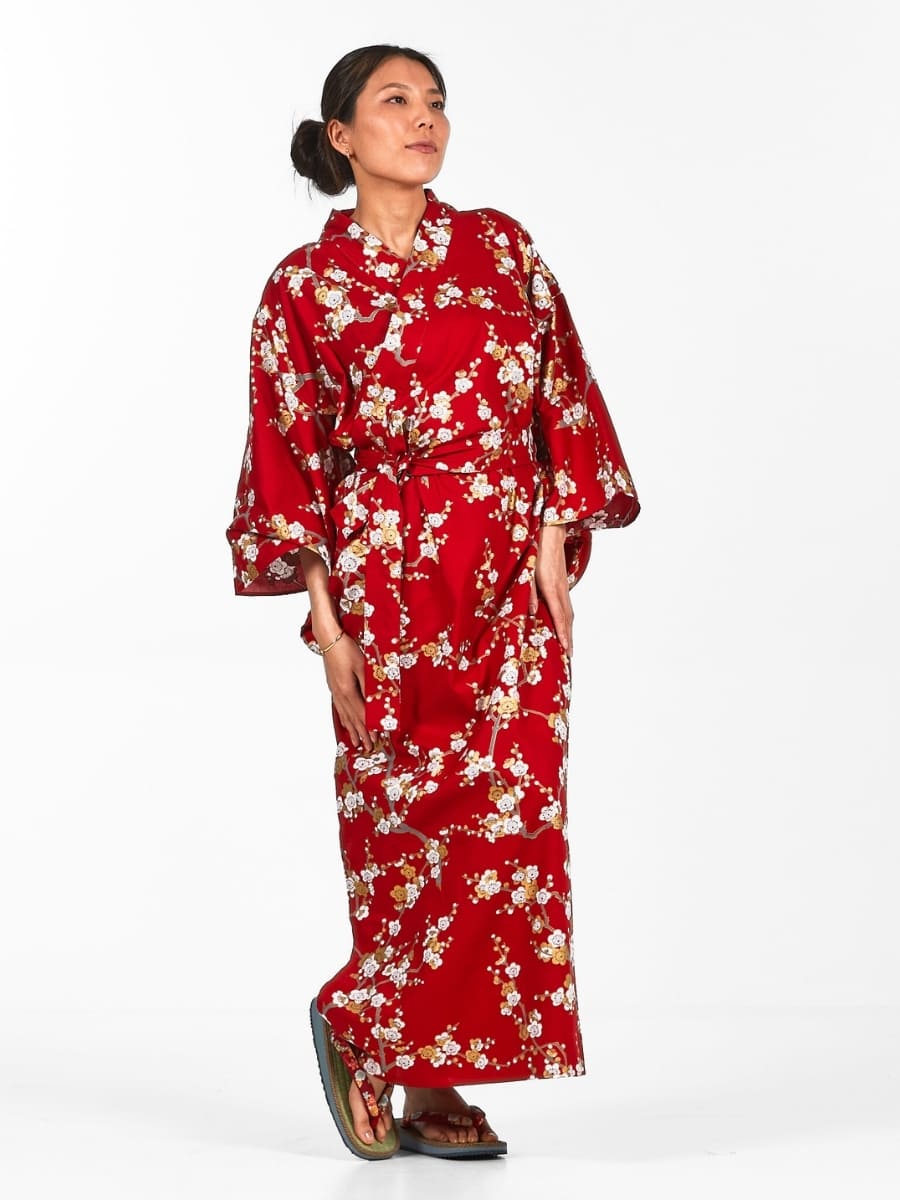 Women's Yukata Kimono - Shiraume