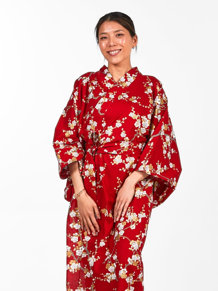 Women's Yukata Kimono - Shiraume