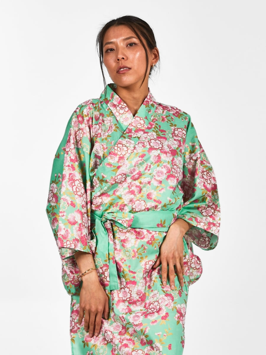 Women's Yukata Kimono - Sakura Flower