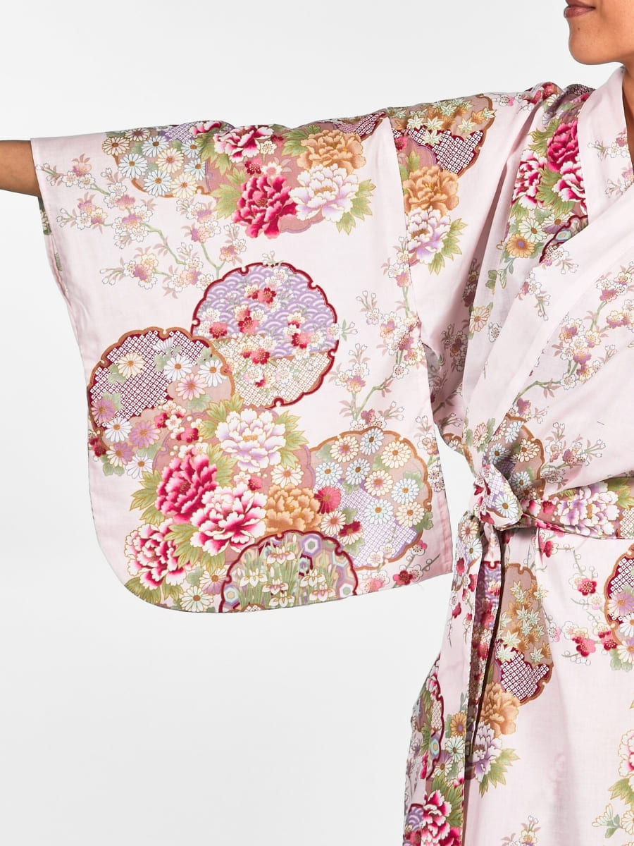Women's Japanese Kimono - Maru Mon