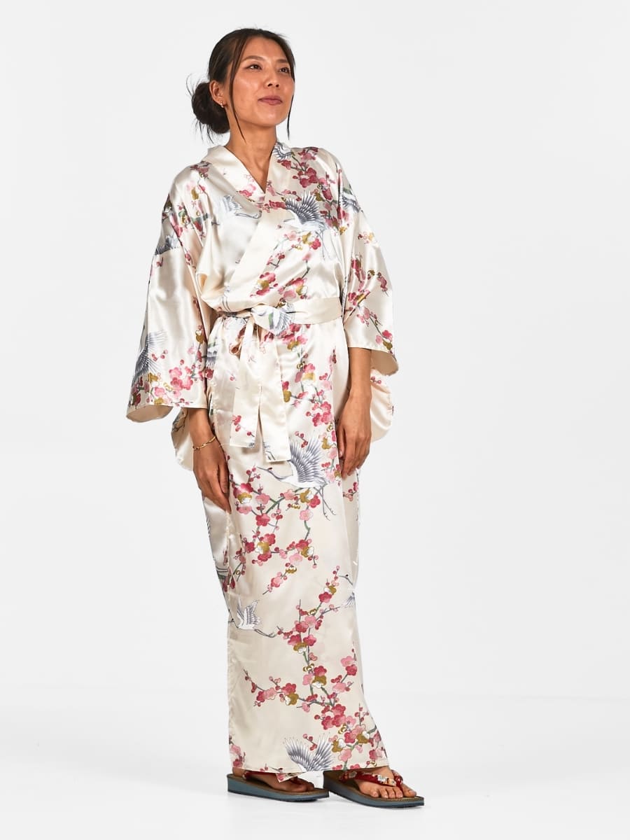 Happi Kimono Women - Ume to Tsuru