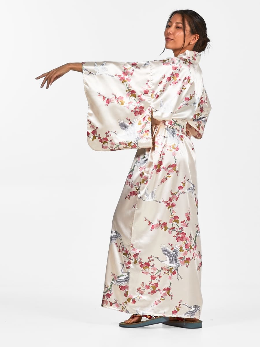 Happi Kimono Women - Ume to Tsuru