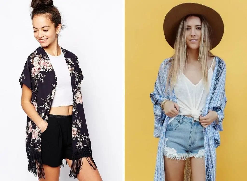 Casual style Japanese Kimono with shorts