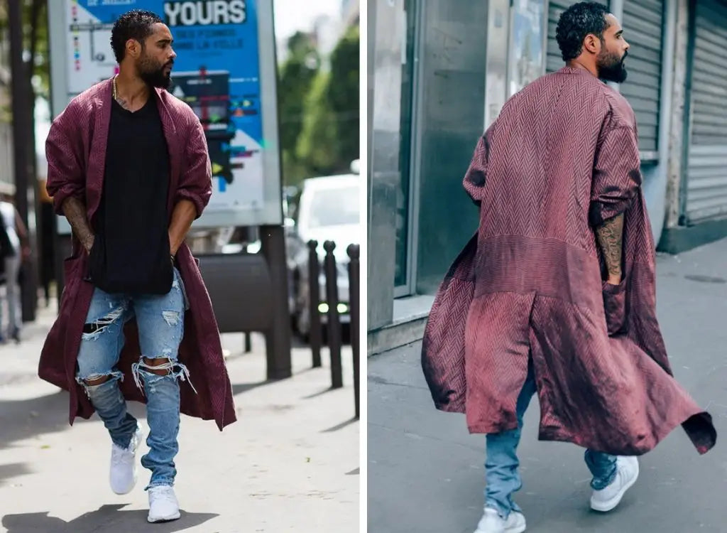 Men's Japanese Kimono Streetwear Style