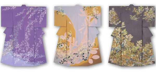 Kosode decorated with sumptuous patterns
