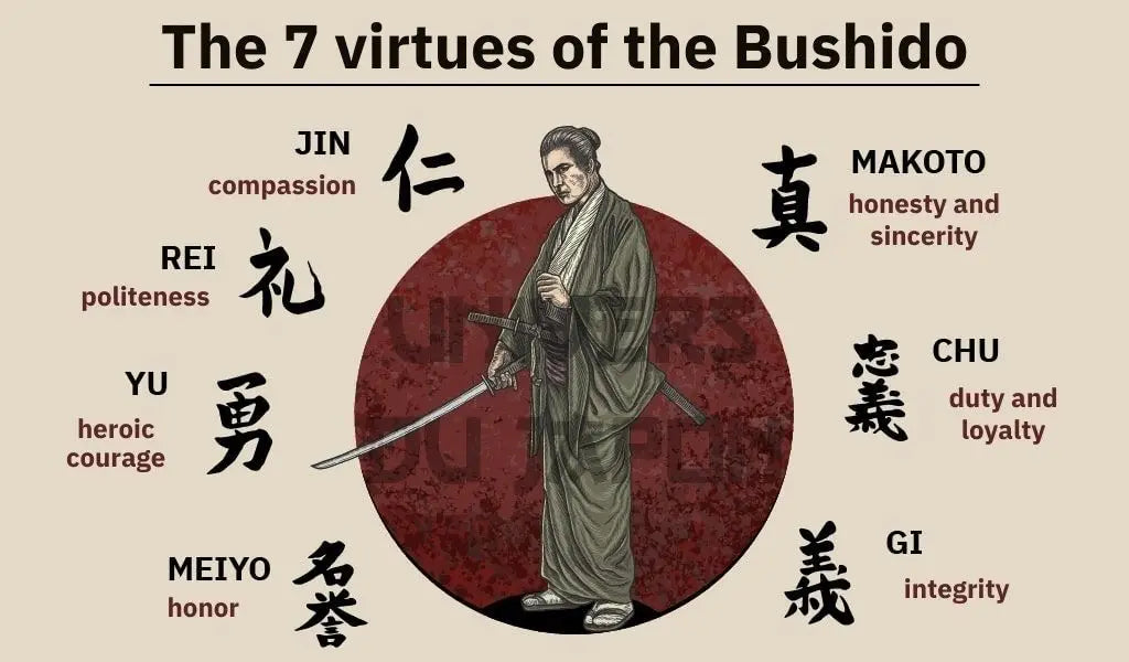 The seven values of bushido