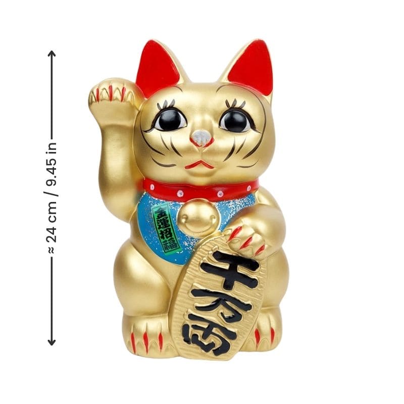 Maneki Neko Golden Seto - 24 cm