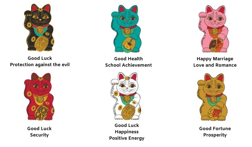 color maneki neko