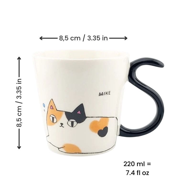 Funny Cat Mug - Neko Mike