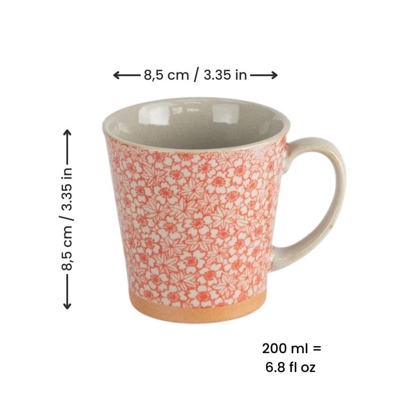 Japanese Mug - Aki Red
