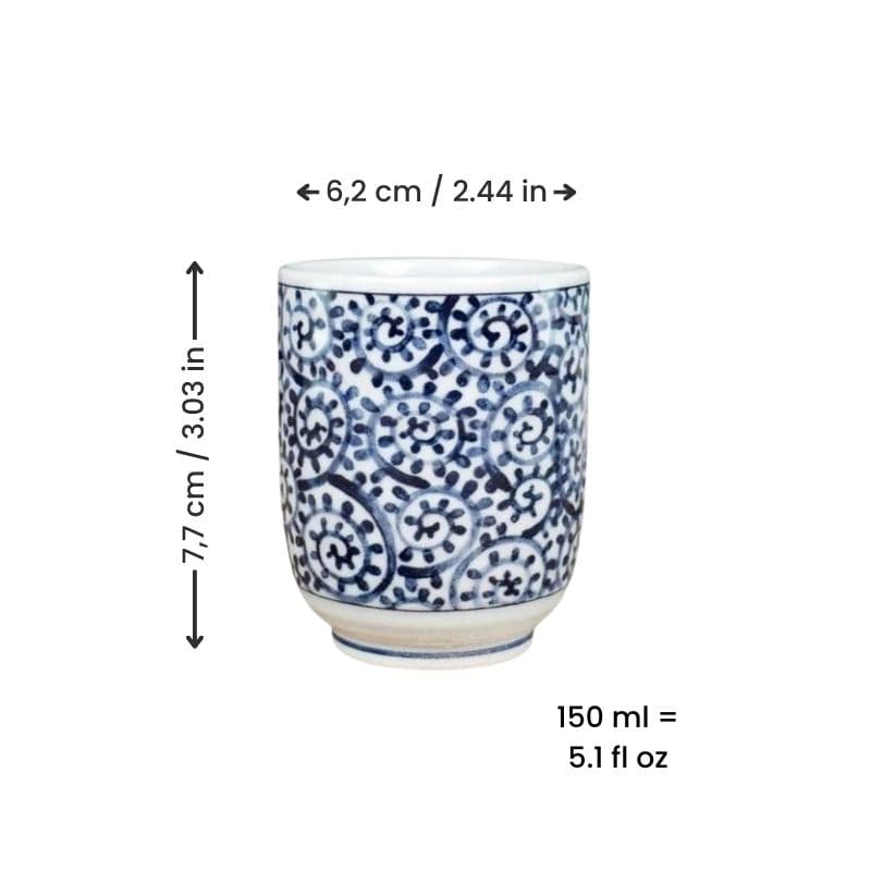 Japanese Tea Cup - Yunomi Karakusa