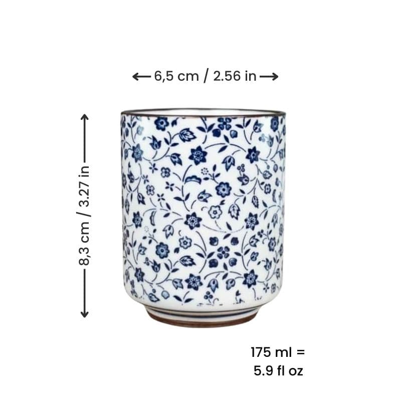Traditional Japanese Tea Cup - Yunomi Shokubutsu